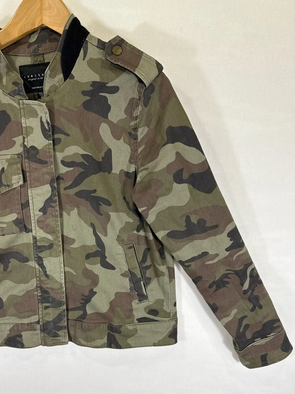 Sanctuary Kids Camo Jacket - Olive & Brown